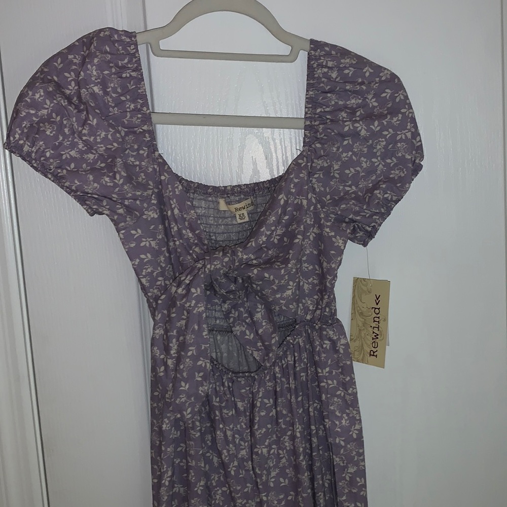 Rewind Lilac Floral jumpsuit, size xs